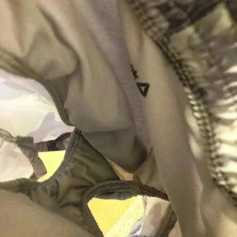 Reebok Girls Athletic Lined Shorts Sz. M-7/8 grey camouflage - Picture 8 of 8